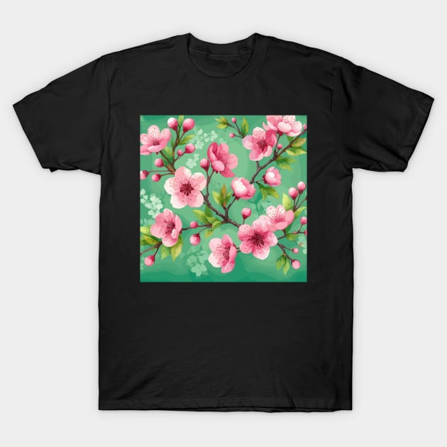 Cherry Blossom T-Shirt by Jenni Arts